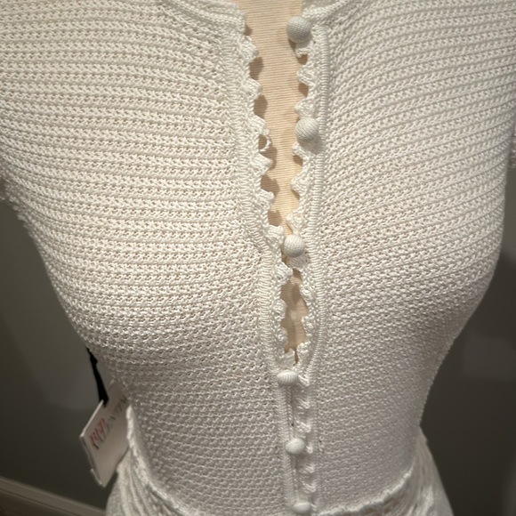 White Knit Sweater dress by RED Valentino - Picture 2 of 8